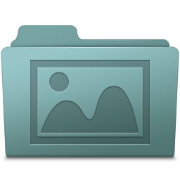 Photo Folder Willow Icon 256x256 png